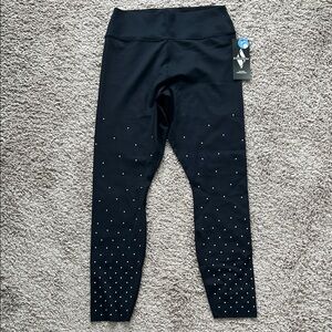 Sketchers Black Studded High Waisted Leggings